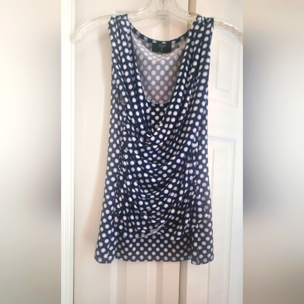 Tahari Blue Top